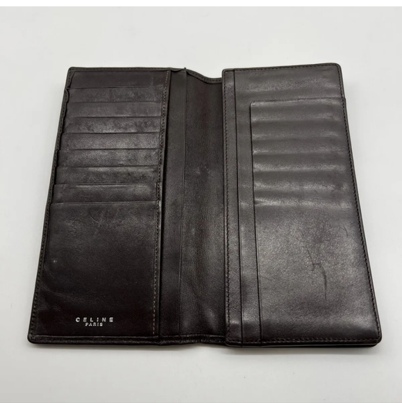 Celine all leather brown wallet - Picture 13 of 16
